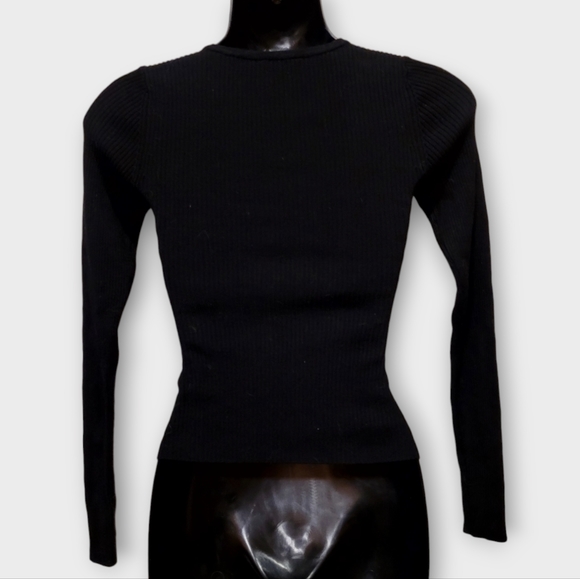 GUESS - Ribbed Long Sleeve Top - Picture 6 of 10